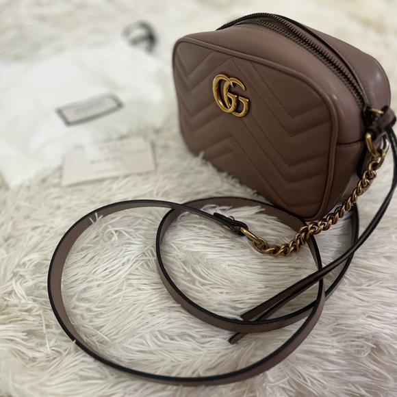 Authentic GG MARMONT MINI SHOULDER BAG - Picture 14 of 16